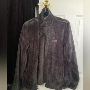 Columbia Sherpa full-zip fleece. Women’s XL. Grey.